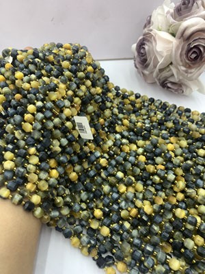 Dream Tiger Eye Lulu Tong 8mm, 38cm long strand