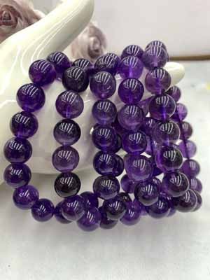 Amethyst Bracelet 6-14mm