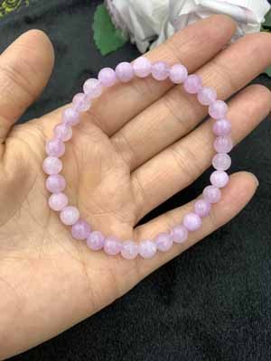 Purple Jade Color Bracelet 6mm