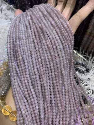 Starlight Purple Agate (Purple Ma Powder) Semi-finished Long Chain 38cm