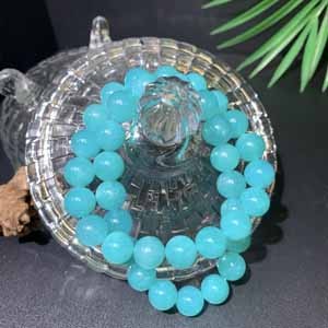 Amazonite (10mm) Single Loop Bracelet