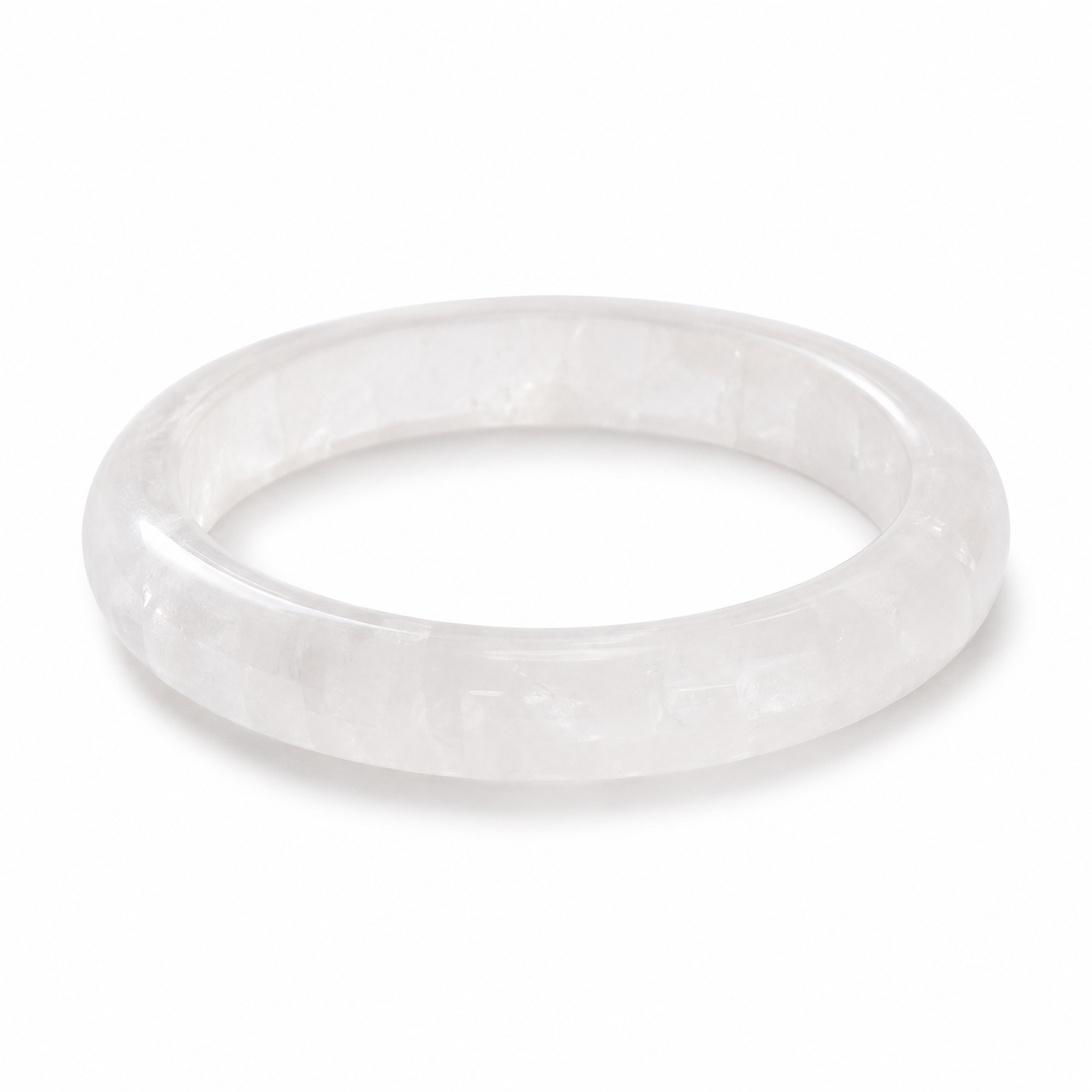 White crystal bracelet, inner diameter 53-62