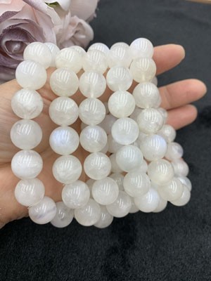 Blue Moonstone Bracelet 6mm–14mm