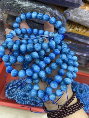 Blue Apatite 10mm Bracelet_001