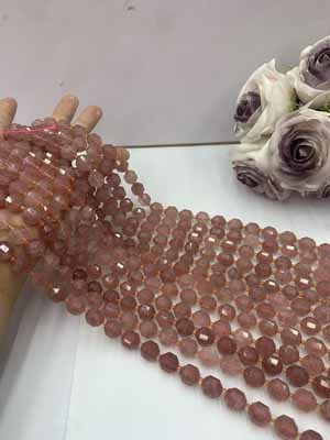 Strawberry quartz lulutong 12mm, 38cm long chain _001