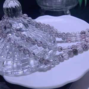 Tanzania Dragon Fruit Crystal 6.6mm Semi-Finished Long Chain 39cm