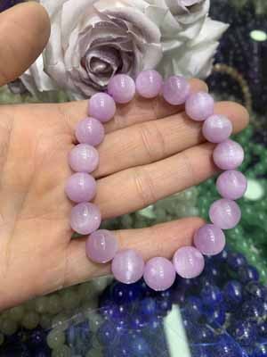 Kunzite Bracelet 6mm–12mm