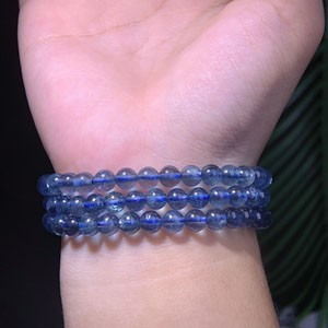 Deep blue multi-layer Aquamarine (6mm) multi-circle deep blue Aquamarine ??