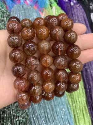 Copper Hair Crystal Bracelet (8-14mm)