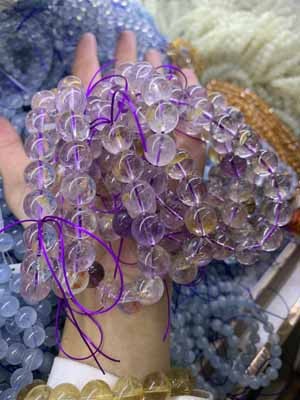 Light Amethyst Bracelet (10-14mm)