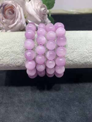 Kunzite Bracelet 6mm–12mm