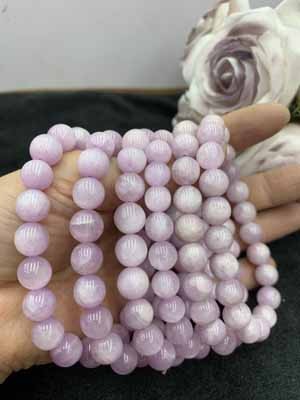Purple Lepidolite Bracelet 8mm & 12mm