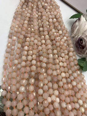 Rose Quartz Lucky Tongtong 8mm Long Chain, 38cm