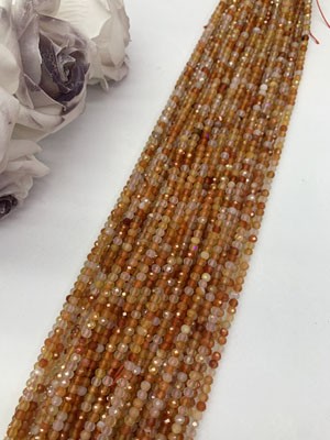 Red Agate Long Chain 38cm