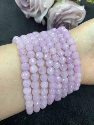 Purple Jade Color Bracelet 6mm