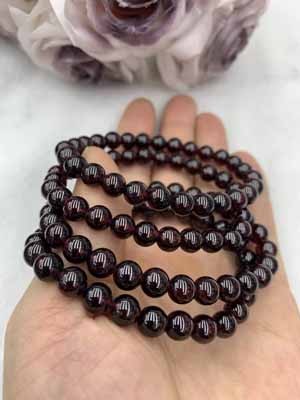 Garnet Bracelet 6mm–14mm