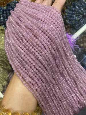 Starlight Purple Agate (Purple Ma Powder) Semi-finished Long Chain 38cm