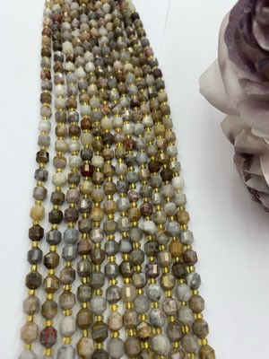 Chrysanthemum Stone Lulutong 6mm Long Chain 38cm