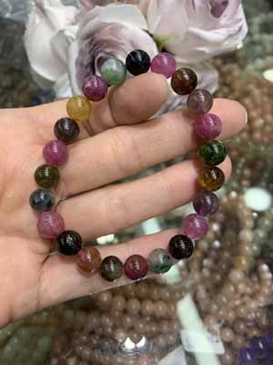 Tourmaline 5-8mm bracelet