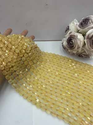 Optimized Citrine Lulutong 10mm Long Chain, 38cm _001