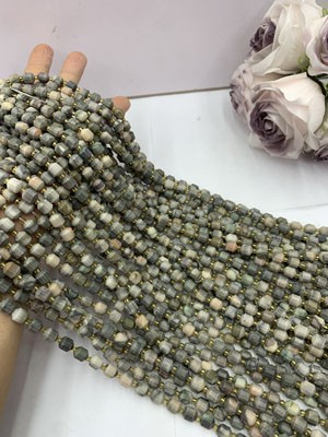 Coffee Wood Grain Lulutong 8mm Long Chain 38cm