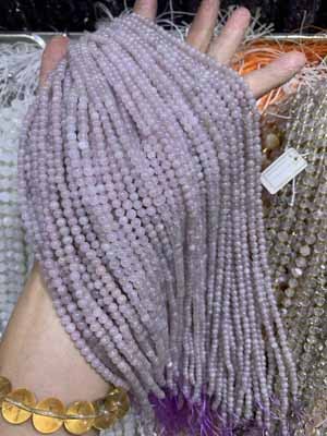 Starlight Purple Agate (Purple Ma Powder) Semi-finished Long Chain 38cm