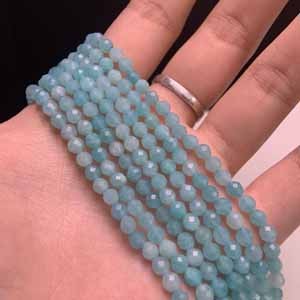Amazonite Long Chain (3-4mm) Semi-finished, 39cm
