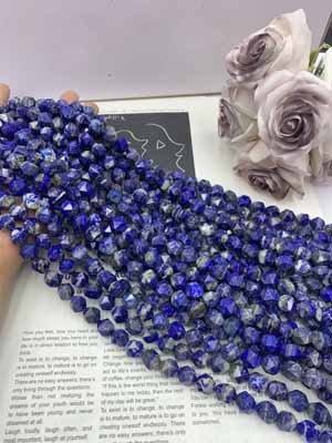 Lapis Lazuli Sugar Cube 2×2mm, 38cm Long Strand