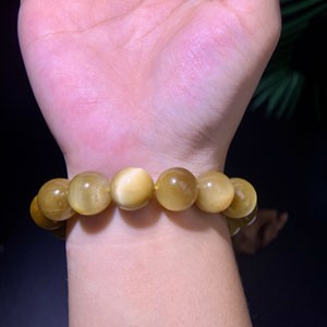 Yellow Tiger Eye Bracelet