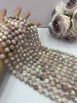 Purple Lepidolite Lulutong Beads (10mm) 38cm Long Chain