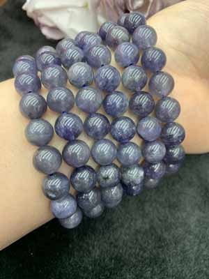 Bloodshot Iolite (Cordierite) Bracelet 10mm