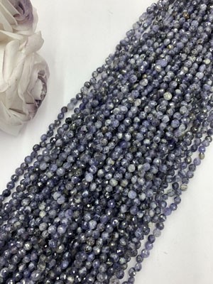 Iolite 6mm Waterdrop Shape Long Chain 38cm