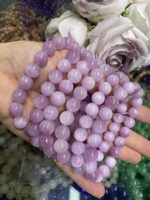 Kunzite Bracelet 6mm–12mm