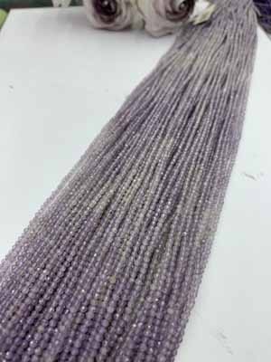 Purple Ghost Gradient 2mm Faceted Long Chain 38cm