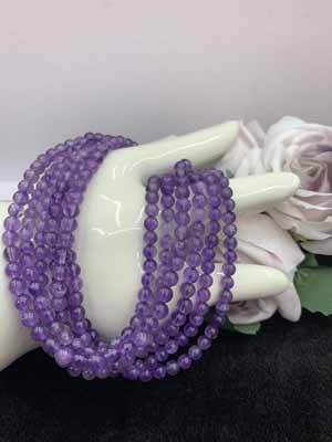 Amethyst 3 Circles 5mm