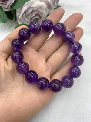 Amethyst Bracelet 8mm–14mm