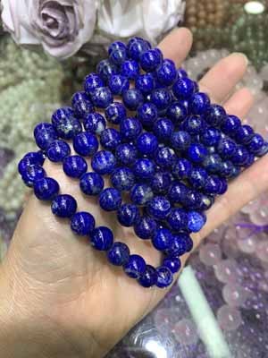 Lapis Lazuli Bracelet 8mm–14mm