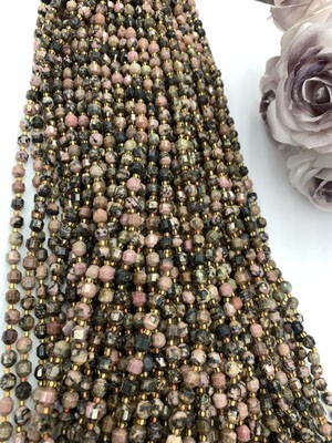 Red Rhodochrosite Lulutong Long Chain 38cm