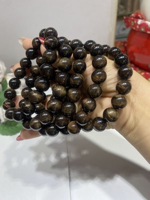 Cat's Eye Fossil Wood, 12mm