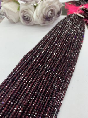 Red Garnet Long Chain 38cm