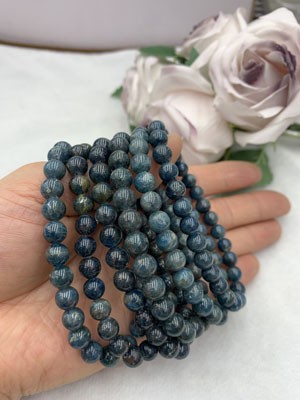 Blue Apatite Bracelet (8mm-10mm)