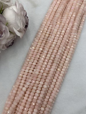 Rose Quartz Long Chain, 38cm