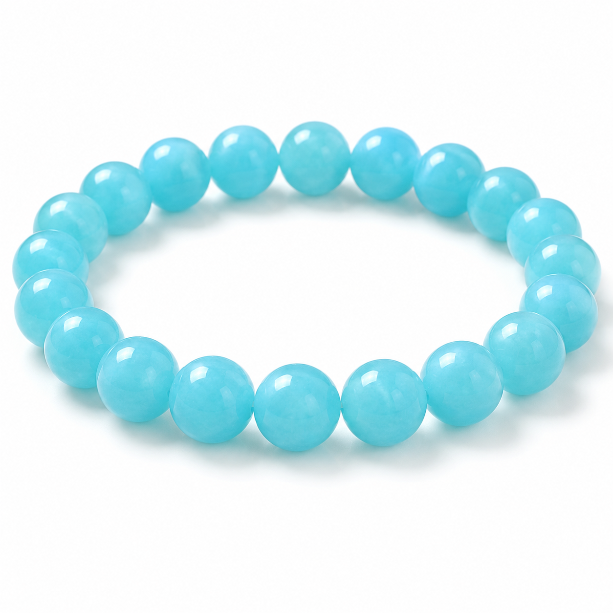 Amazonite (10mm) Single Loop Bracelet