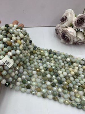 Burma Jade Lulu Tong 12mm, 38cm Long Strand