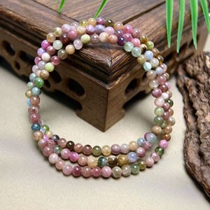 小糖豆碧玺多圈4mm