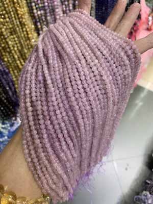 Starlight Purple Agate (Purple Ma Powder) Semi-finished Long Chain 38cm