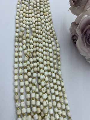 White pine Lulutong 6mm, 38cm long chain