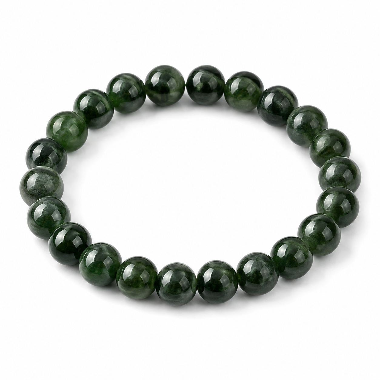 Jadeite 8-10mm bracelet