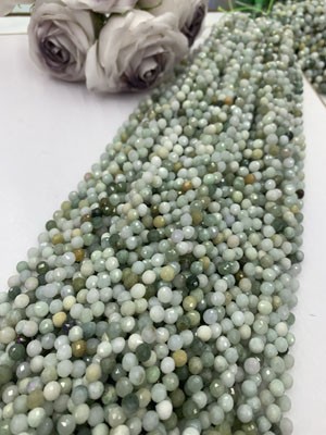 Burma Jade 6mm Teardrop Shape, 38cm Long Strand