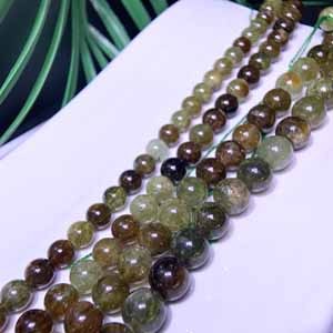 Semi-finished Tsavorite (7-8-9-10-11mm), also known as Green Garnet.